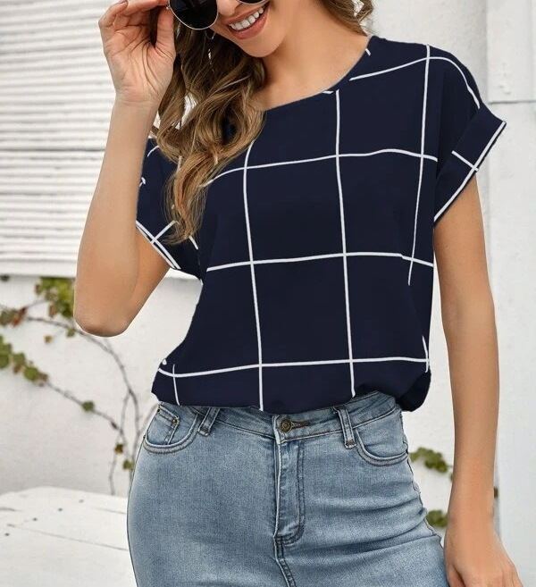 Check-Print-Drop-Shoulder-Short-Sleeve-Shirt-Top-1.jpg